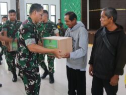 HUT Ke-80 TNI, Kodam XIX/TT Tebar Kepedulian Lewat Baksos Kesehatan dan Pembagian Sembako