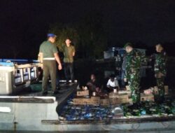 Kodim 0316/Batam Gagalkan Penyelundupan Puluhan Ton Sembako di Pelabuhan Haji Sage