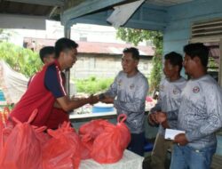 Stasiun Bakamla : TBK Salurkan Paket Sembako Sambut HUT ke-20 Bakamla RI