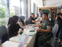 Danrem 031/Wira Bima Hadiri Donor Darah HUT ke-9 Evo Hotel Pekanbaru
