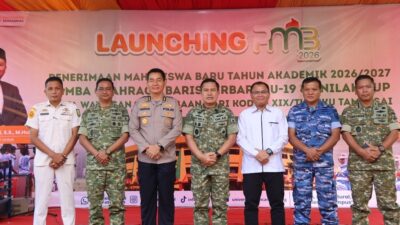 Kodam XIX/Tuanku Tambusai Dukung Pembinaan Generasi Muda Melalui Launching PMB Unilak dan Lomba Olahraga Baris Berbaris U-19