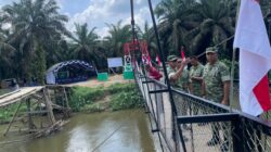 Launching 200 Titik Jembatan Garuda, Danrem 031/WB Brigjen TNI Dr Agustatius Sitepu, S.Sos.,M.Si.,M.Han Tegaskan TNI AD Hadir untuk Rakyat dan Buka Isolasi Desa