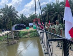 Launching 200 Titik Jembatan Garuda, Danrem 031/WB Brigjen TNI Dr Agustatius Sitepu, S.Sos.,M.Si.,M.Han Tegaskan TNI AD Hadir untuk Rakyat dan Buka Isolasi Desa