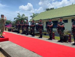 Pangdam XIX/Tuanku Tambusai Kunjungi Kompi B Yonif 132/Bima Sakti di Kabupaten Indragiri Hulu