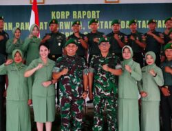 Danpuslatpur Pimpin Laporan Korps, Prajurit Naik Pangkat dengan Penuh Khidmat