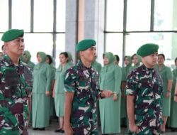 Kodam XIX/ Tuanku Tambusai Gelar Laporan Kenaikan Pangkat Pamen Periode 1 April 2026 
