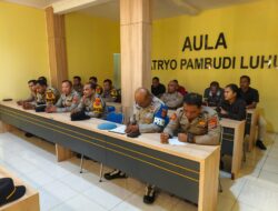 Kapolsek Panongan Pimpin Anev Mingguan : Tekankan Evaluasi dan Peningkatan Kinerja Personel