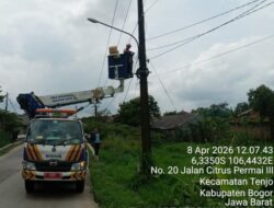 Pemeliharaan Lampu PJU : di Wilayah Kecamatan Tenjo UPT PPPP V Wilayah Jasinga