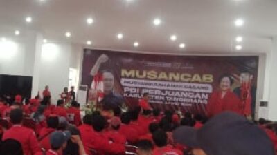 Musyawarah Anak Cabang PDI Perjuangan : Kabupaten Tangerang Lantik 319 Pengurus PAC se-Kabupaten Tangerang