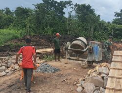 Kodam XIX Tuanku Tambusai Percepat Pembangunan Jembatan Armco di Toapaya Selatan