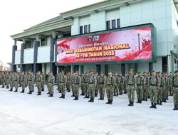 Kodam XIX/Tuanku Tambusai Gelar Upacara Harkitnas Ke-118, Kasdam Tekankan Semangat Persatuan dan Pengabdian