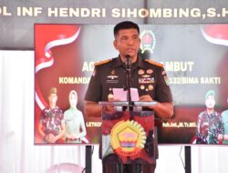 Danrem 031/WB Hadiri Acara Lepas Sambut Danyonif 132/BS, Momentum Estafet Kepemimpinan dalam Memperkuat Soliditas, Profesionalisme, dan Pengabdian Prajurit