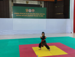 Atlet PSM Kodam XIX/Tuanku Tambusai Raih Juara II Lomba Pencak Silat Militer Virtual TNI AD TA 2026