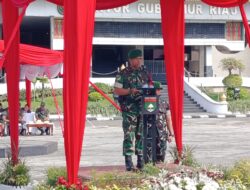 Kodam XIX Tuanku Tambusai Pastikan Pengamanan Maksimal, Apel Gelar Pasukan Sambut Kunjungan Ibu Wakil Presiden RI di Riau