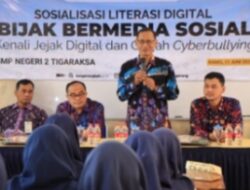 Cegah Dampak Negatif : Diskominfo Edukasi Literasi Digital ke-Sekolah