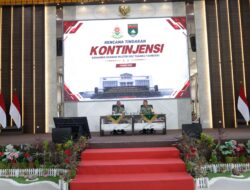 Kasdam Pimpin Paparan Rentinkon Kotama Ops TNI dalam Kunjungan Pasis Dikreg LV Sesko TNI ke Kodam XIX Tuanku Tambusai