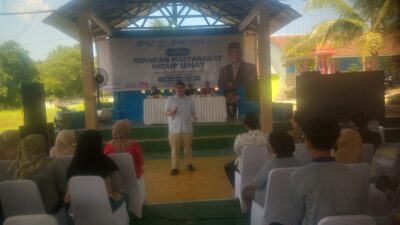 Anggota Dewan DPR RI Ravindra Airlangga : Sosialisasi Gerakan Hidup Sehat Kemenkes Mitra Komisi lX