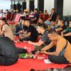 Kodam XIX Tuanku Tambusai Nobar Laga Argentina vs Swiss, Semangat Kebersamaan Warnai Pendopo Makodam