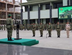 Kodam XIX Tuanku Tambusai Gelar Upacara Bendera, Kasad Ingatkan Prajurit Jaga Kehormatan Institusi