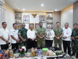 Silaturahmi Danrem 031/Wira Bima ke Kakanwil BPN Provinsi Riau, Wujudkan Sinergi yang Semakin Solid Antar Instansi