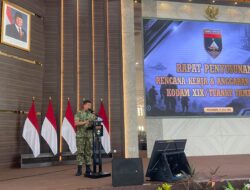 Kodam XIX/Tuanku Tambusai Gelar Rapat Evaluasi Progjagar Semester I TA 2026, Tingkatkan Kinerja dan Akuntabilitas Program Kerja
