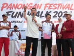 Bupati Tangerang : Lepas Peserta Fun Walk Semarak HUT RI di Panongan