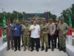 Presiden Prabowo Resmikan Ribuan Jembatan, Jembatan Garuda di Wilayah Kodam XIX/Tuanku Tambusai Turut Diresmikan