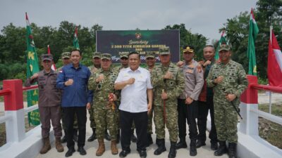 Presiden Prabowo Resmikan Ribuan Jembatan, Jembatan Garuda di Wilayah Kodam XIX/Tuanku Tambusai Turut Diresmikan