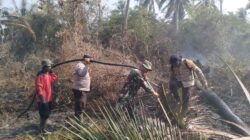 Menembus Medan Sulit Demi Selamatkan Hutan, TNI-Polri dan Tim Gabungan Bergerak Padamkan Karhutla Bengkalis