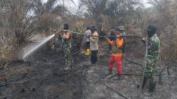 Karhutla Bakar 2 Hektare Lahan, Kodam XIX Tuanku Tambusai Perkuat Pemadaman