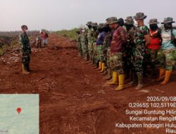 Kodam XIX/Tuanku Tambusai Intensifkan Pemadaman dan Pendinginan Karhutla di Inhu, Akses Menuju Titik Api Dibuka