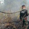 Kodam XIX/Tuanku Tambusai Hadapi Karhutla Gambut, Pemadaman Terus Diperkuat di 8 Titik
